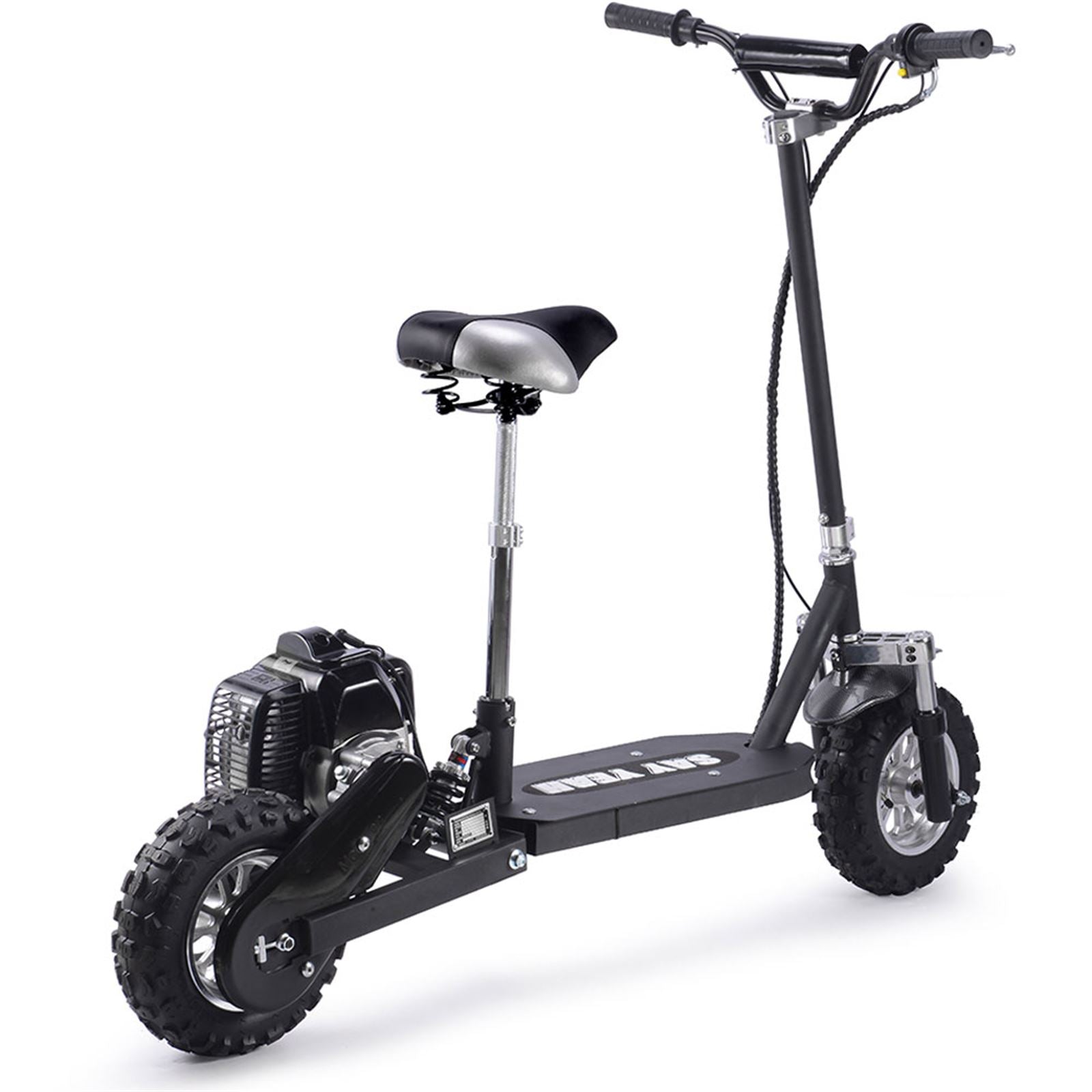 MotoTec USA Say Yeah 49cc Gas Scooter - Black SY-GAS-SCOOTER-49CC_BLACK_909907
