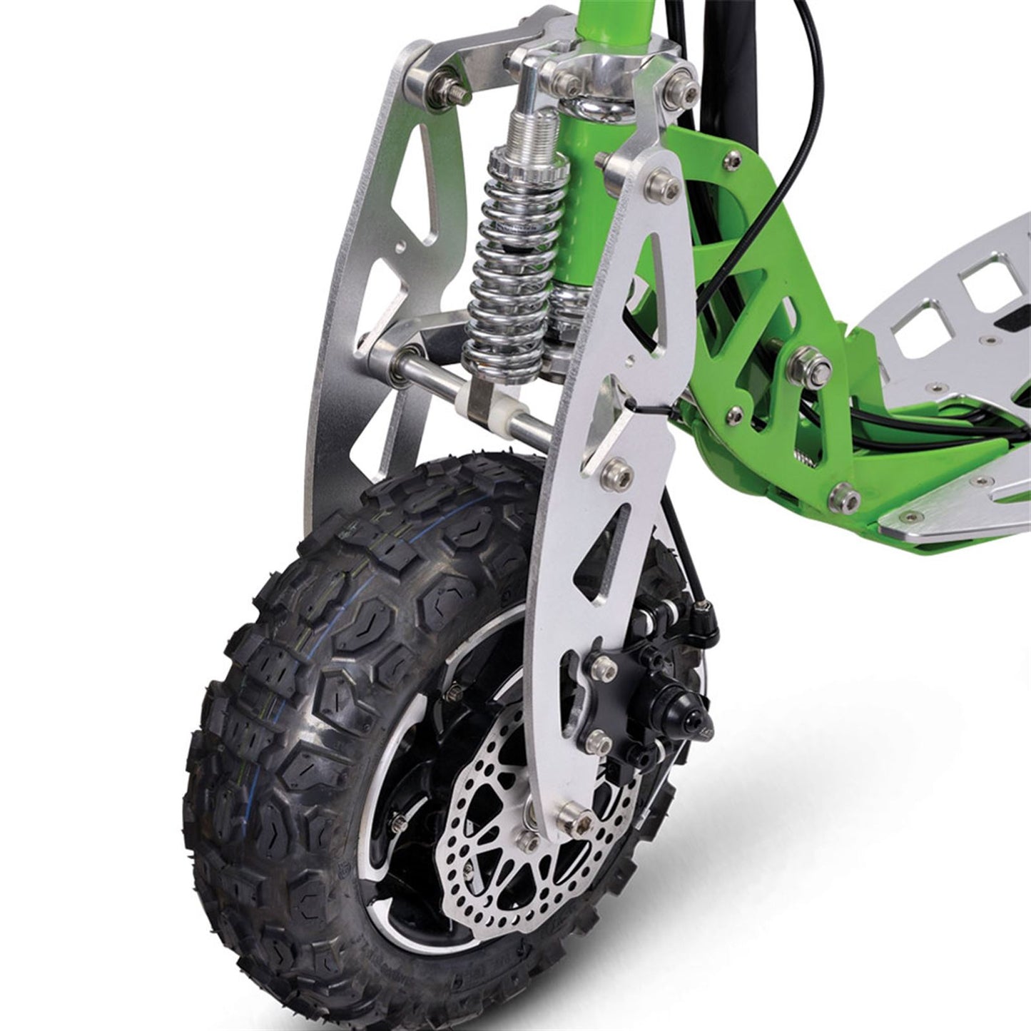 MotoTec USA UberScoot 70x 2-Speed Gas Scooter - Green [MPN: EVO-70X_GREEN]_904266