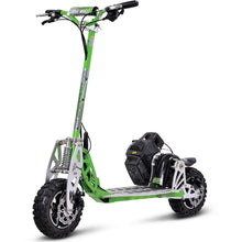 MotoTec USA UberScoot 70x 2-Speed Gas Scooter - Green [MPN: EVO-70X_GREEN]_904269