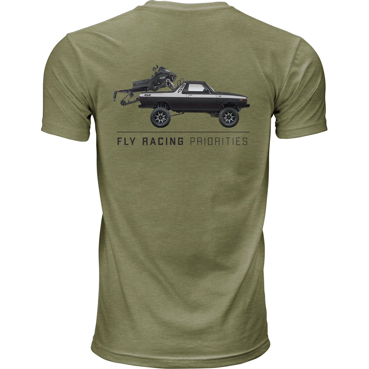 Fly Racing Fly Priorities Tee - Light Olive - Medium [MPN: 352-1262M]_904557