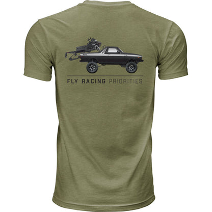 Fly Racing Fly Priorities Tee - Light Olive - Medium [MPN: 352-1262M]_904557