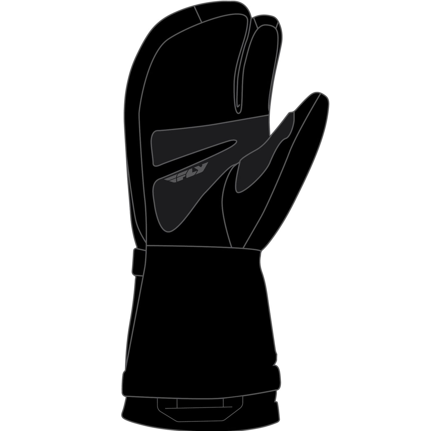 Fly Racing Ridgeline Claws - Black/Red_1080081