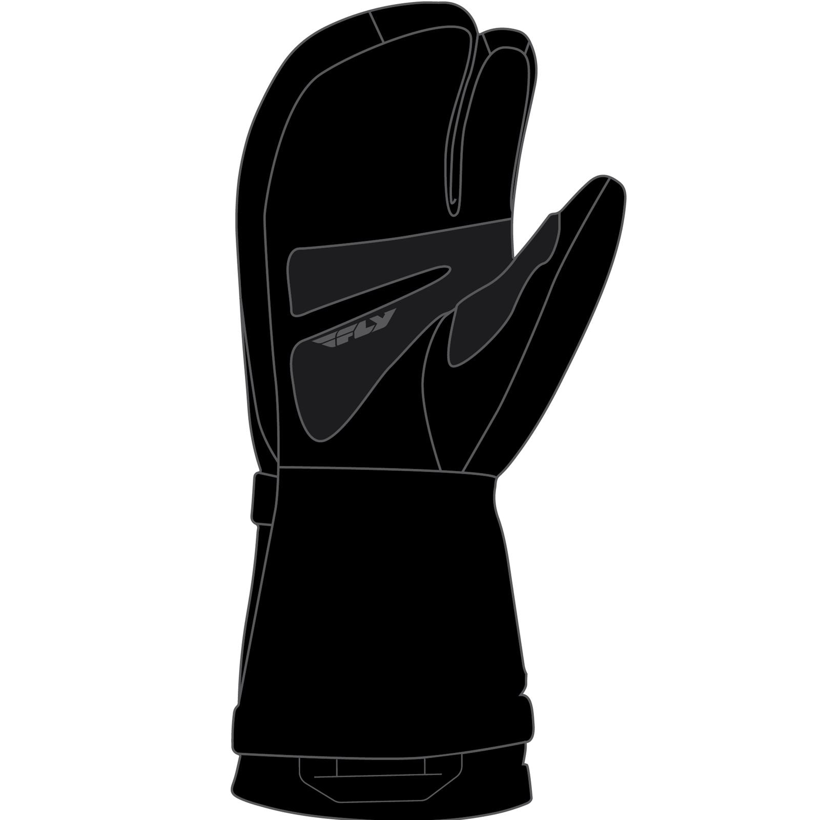 Fly Racing Ridgeline Claws - Black/Red_1080081