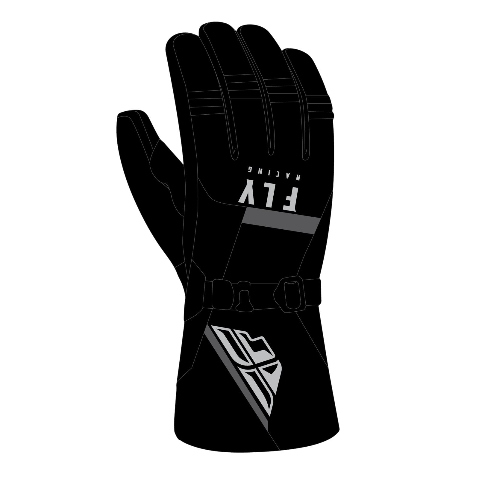 Fly Racing Cascade Gloves - Black - XS 363-3920XS_1080056