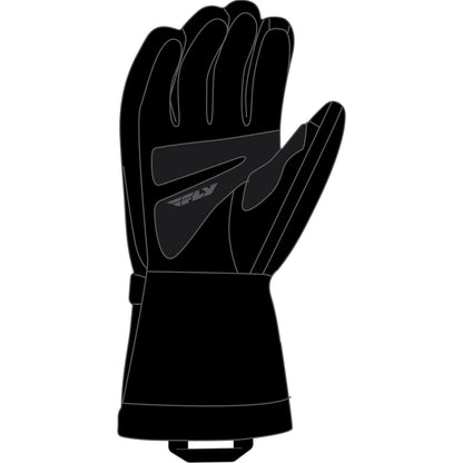 Fly Racing Cascade Gloves - Black/Grey - Large 363-3921L_1080063