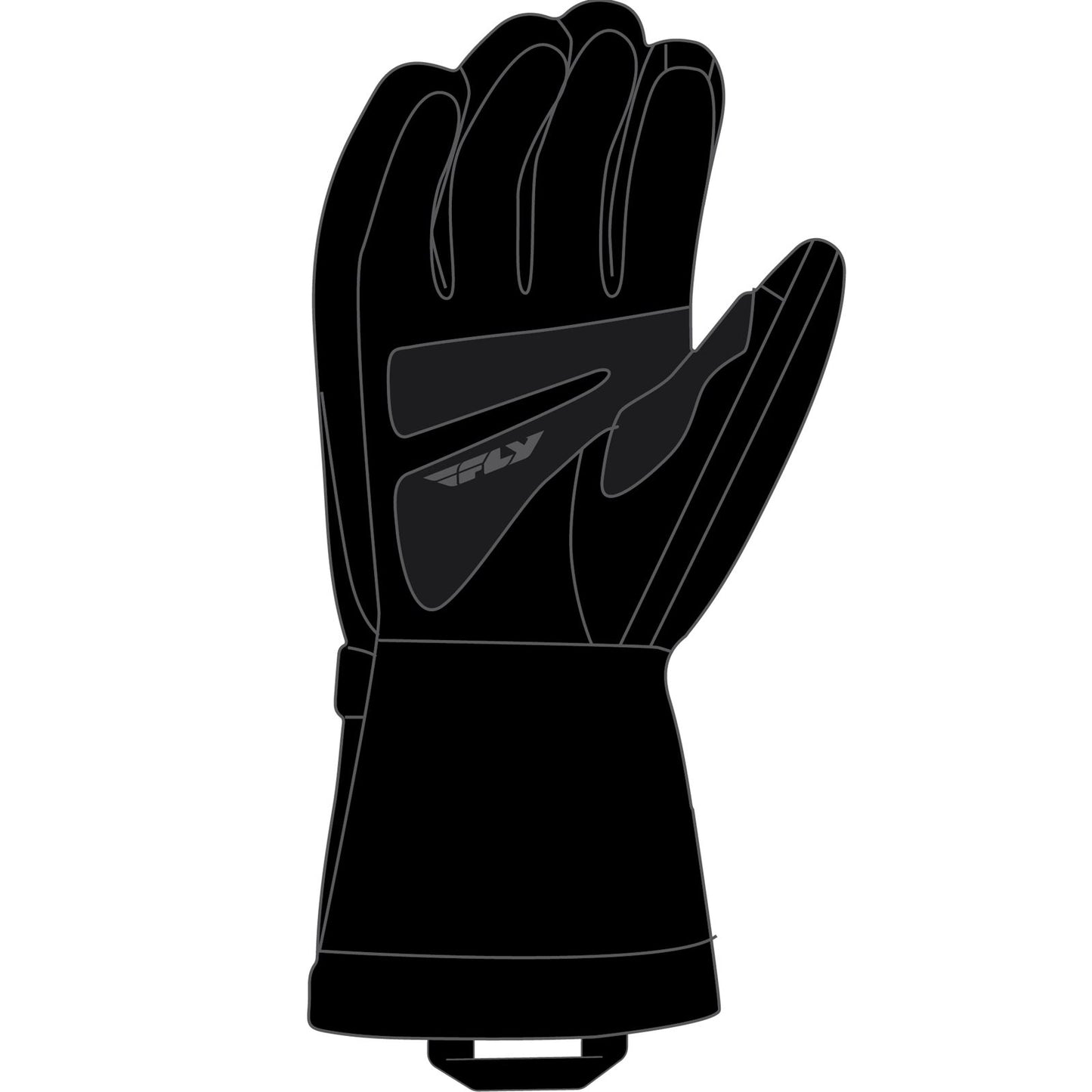 Fly Racing Cascade Gloves - Black/Red - XS 363-3923XS_1080099