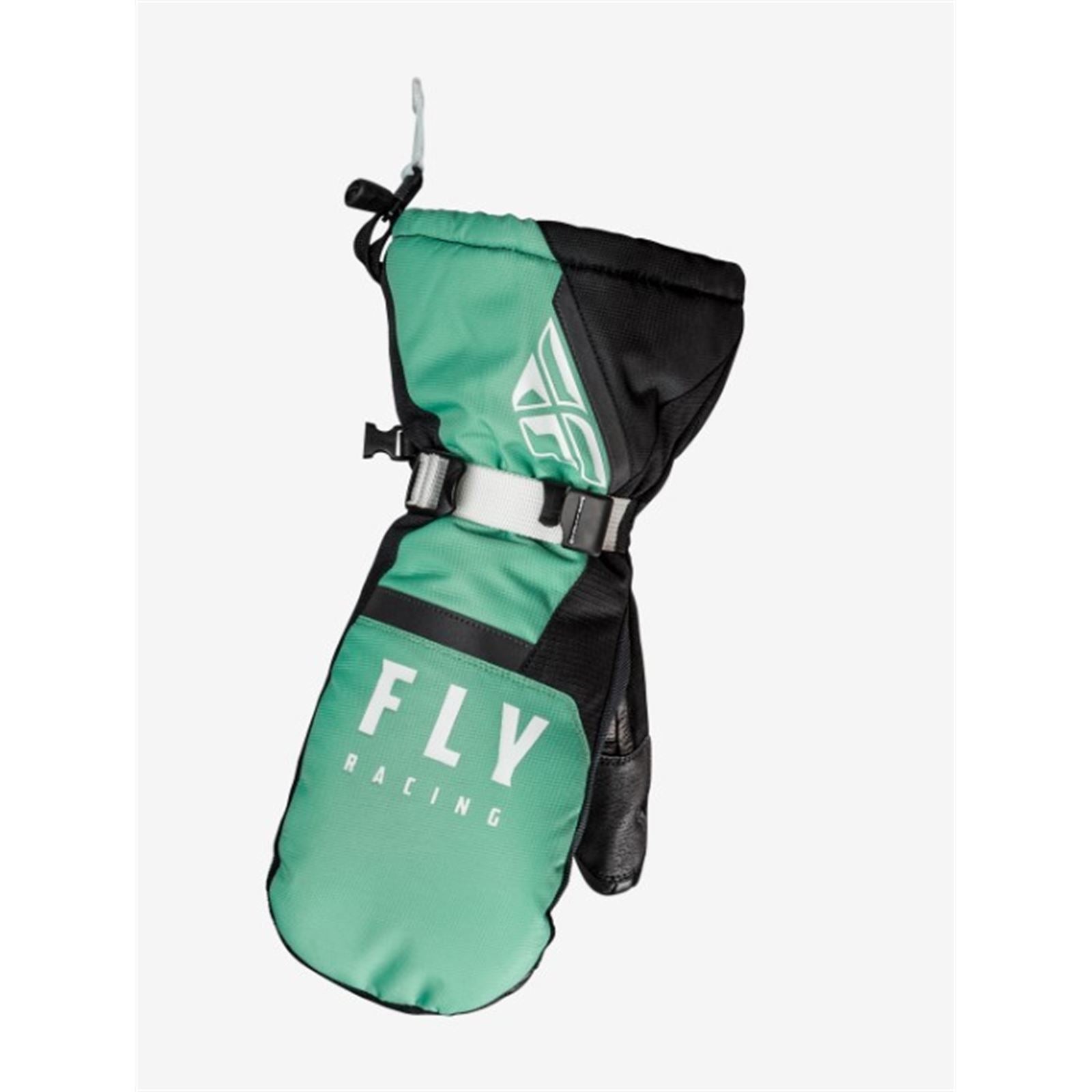 Fly Racing Cascade Mittens - Black/Mint - XS 363-3932XS_1368098