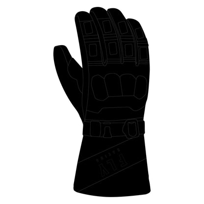 Fly Racing Glacier Gloves - Black - 2XL [MPN: 363-39402X]_1080156