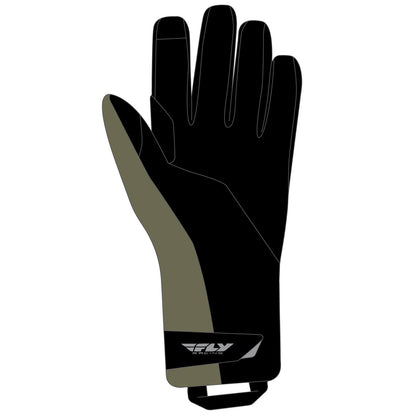 Fly Racing Title Long Gloves - Black/Olive - Large [MPN: 371-0613L]_1080357