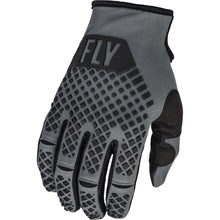 Fly Racing Youth Kinetic Gloves - Dark Grey/Black - Large 376-410YL_904995