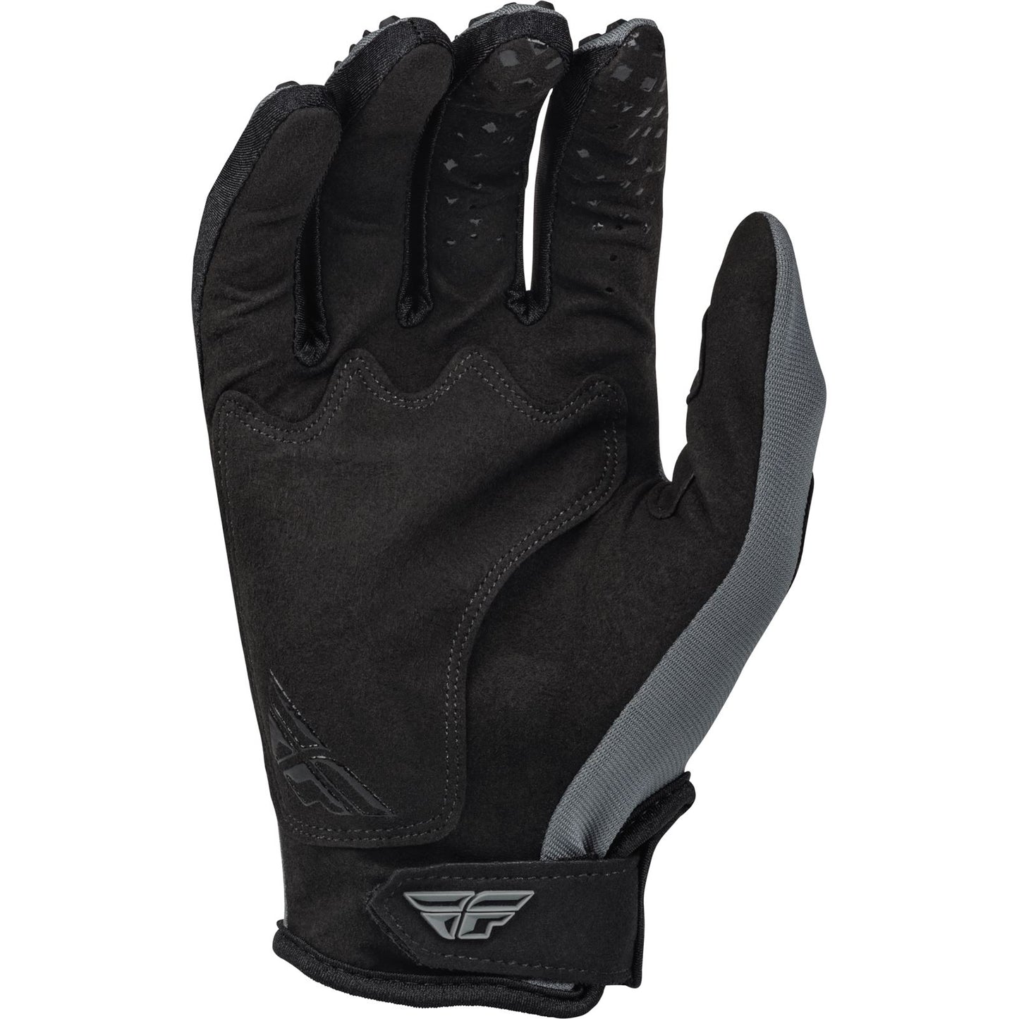 Fly Racing Youth Kinetic Gloves - Dark Grey/Black - Large 376-410YL_905021