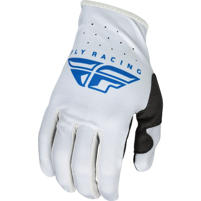 Fly Racing Youth Lite Gloves - Grey/Blue - Large [MPN: 376-716YL]_906072
