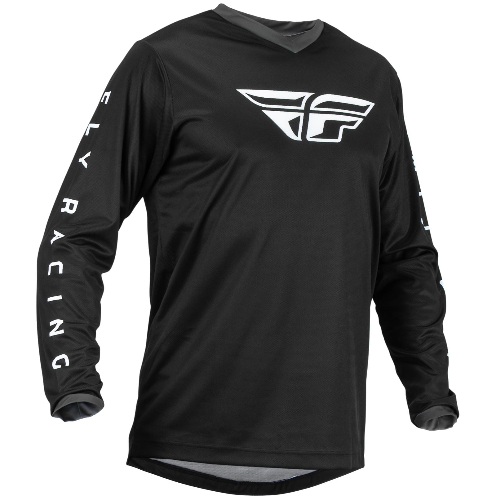 Fly Racing F-16 Jersey - Black/White - 2XL 376-9212X_906726