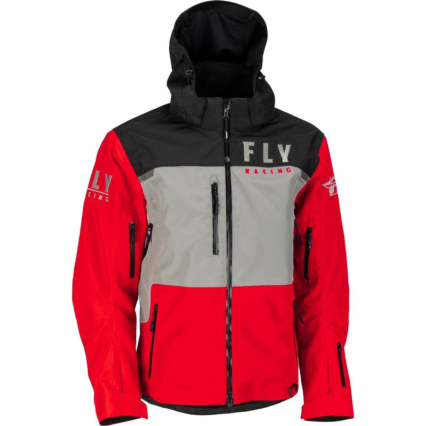 Fly Racing Carbon Jacket - Red/Grey - X-Large CLOSEOUT 470-4134X_1393211