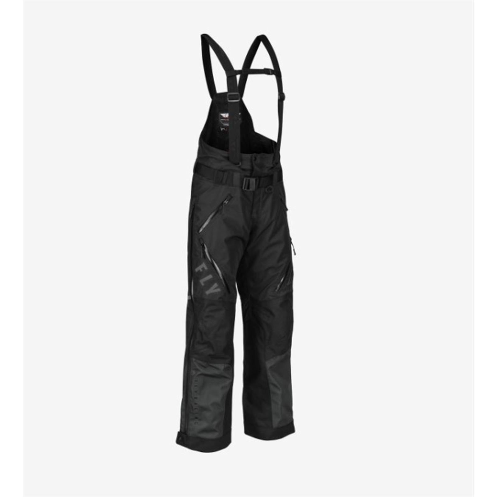 Fly Racing Women's Carbon Bib - Black/Grey - Small 470-4505S_1366969