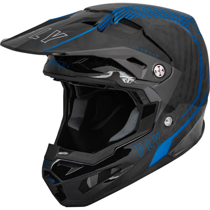 Fly Racing Formula Carbon Tracer Helmet - Blue/Black_907630