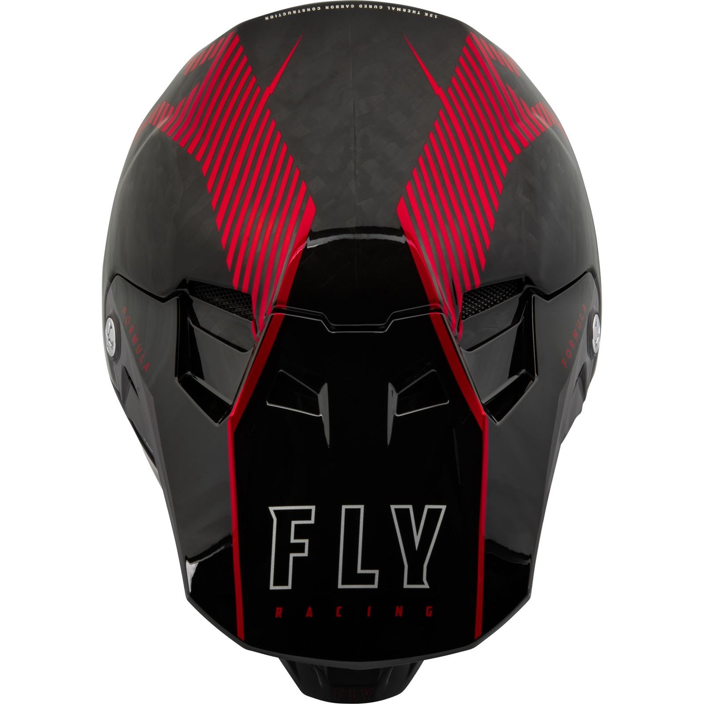 Fly Racing Formula Carbon Tracer Helmet - Red/Black_907766