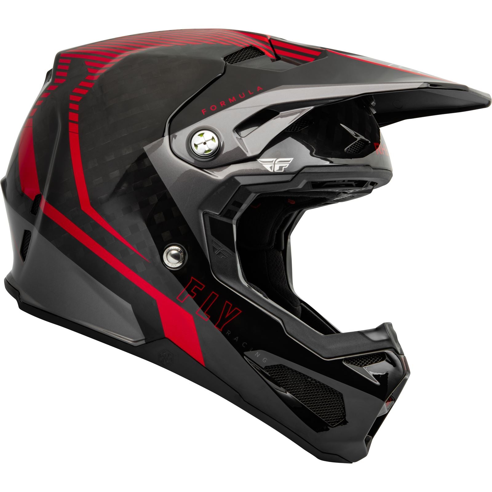 Fly Racing Formula Carbon Tracer Helmet - Red/Black_907767
