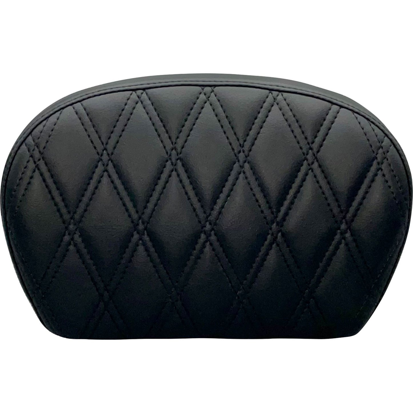 Le Pera Sissy Bar Pad - Single Diamond - Dull Black L-SBP01DM-DULL_1080405