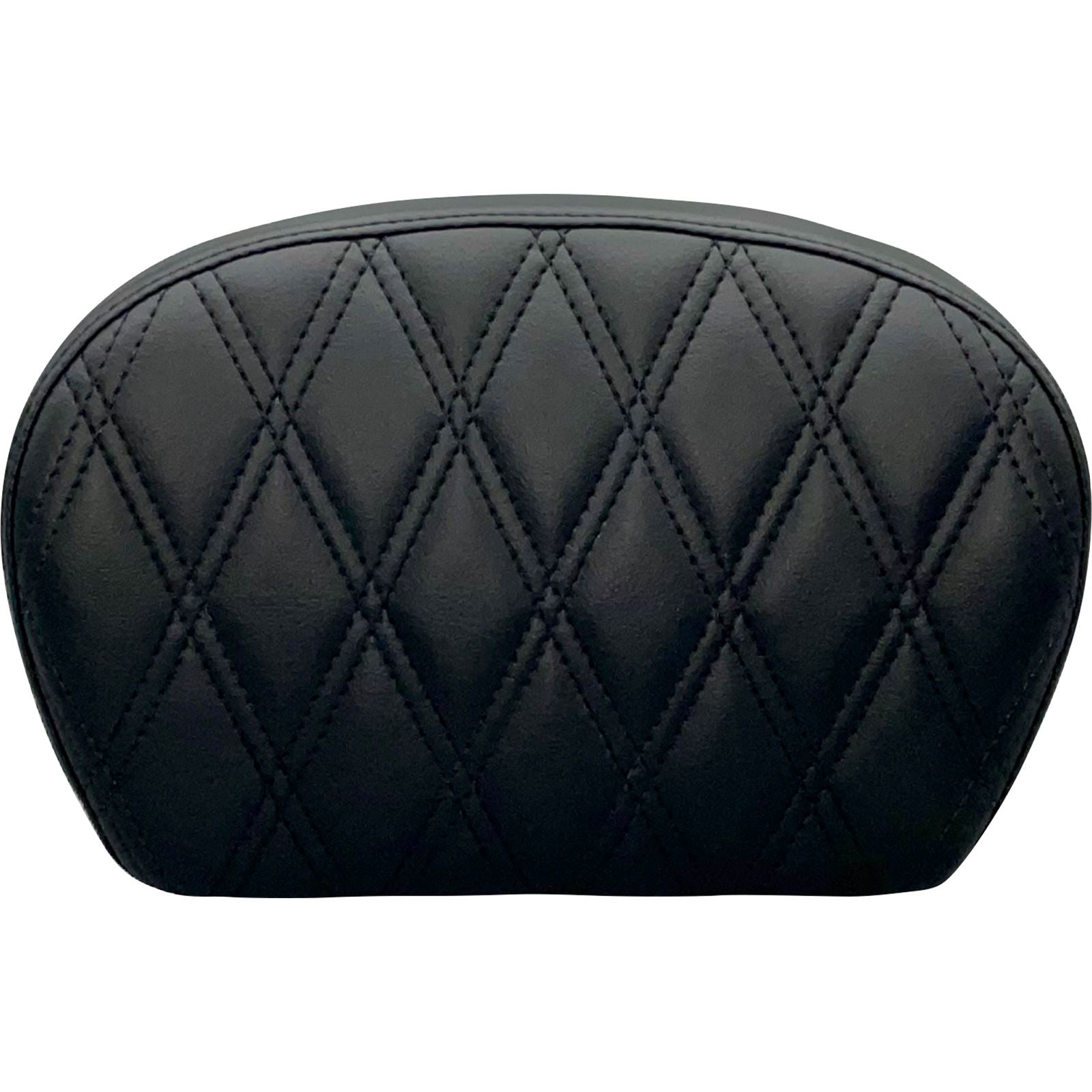 Le Pera Sissy Bar Pad - Single Diamond - Dull Black L-SBP01DM-DULL_1080405