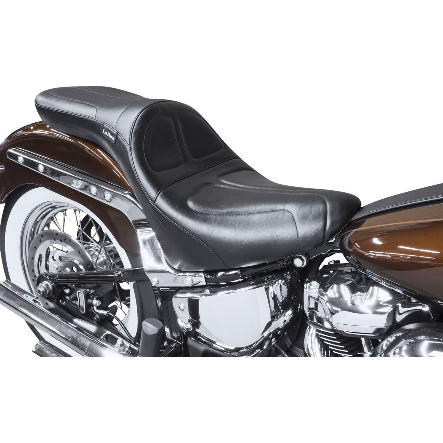 Le Pera Maverick Seat - Smooth - Black - FXLR/FLSB '18-'22 [MPN: LYR-910S]_1080425