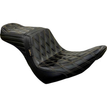 Le Pera Tailwhip Seat - Diamond/Chestnut Stitch - Black FXLR/FLSB '18-'22 LYR-580DD-CHET_1080456