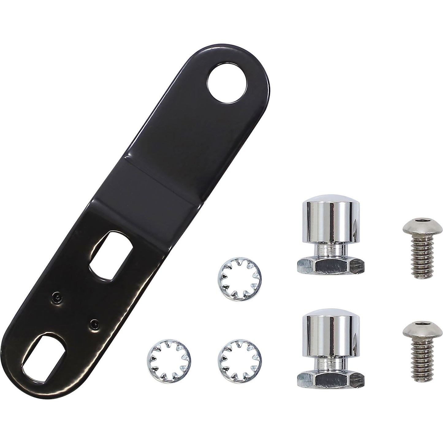 Le Pera Bare Bones Pillion Pad - Diamond - Black - FLSL LY-007PDM_1135305