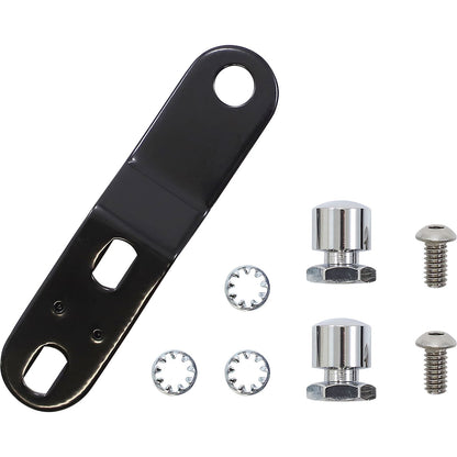 Le Pera Bare Bones Pillion Pad - Diamond - Black - FLSL LY-007PDM_1135305