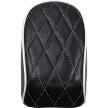 Le Pera Bare Bones Pillion Pad White Diamond Stitch - Black - FL/FX '18-23 LYR-007PDMWTP_1135831