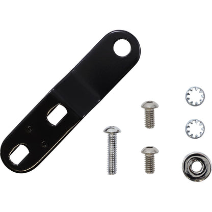 Le Pera Bare Bones Pillion Pad White Diamond Stitch - Black - FL/FX '18-23 LYR-007PDMWTP_1135832