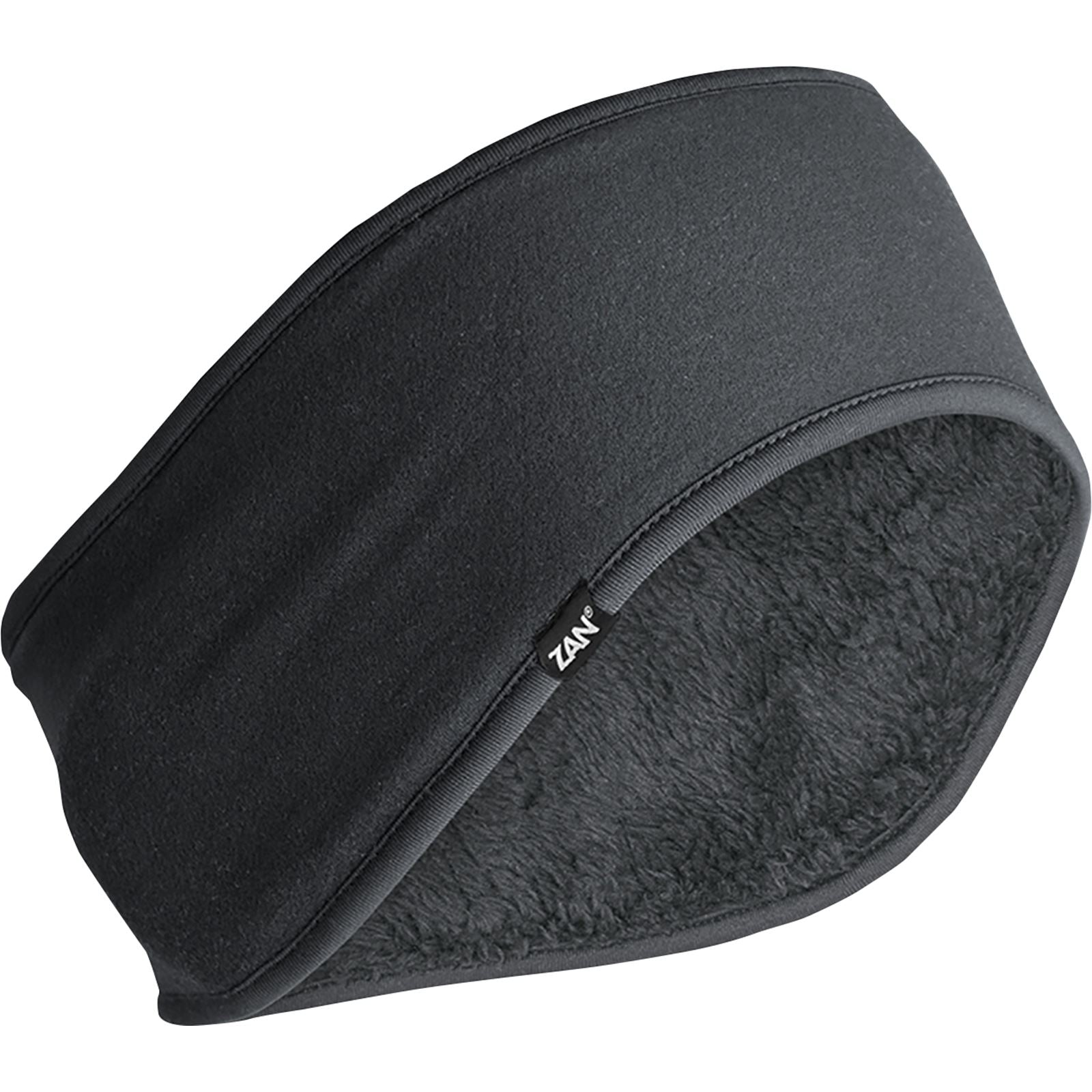 Zan SportFlex® Ear Cover Headband - High Pile - Black [MPN: WEWH114]_908119