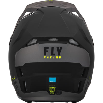 Fly Racing Formula CP Slant Helmet - Matte Black/Grey/Hi-Vis_910423