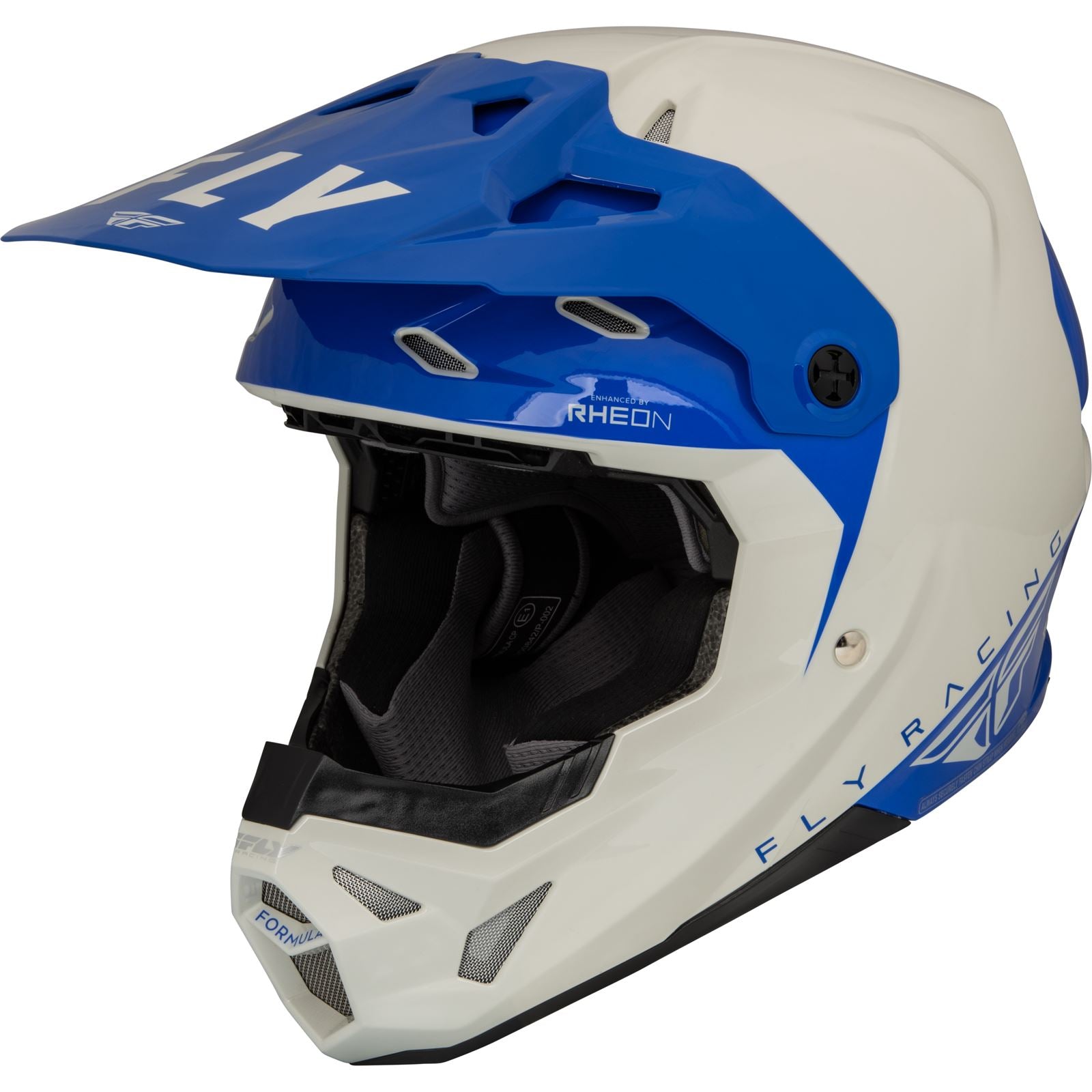 Fly Racing Formula CP Slant Helmet - Grey/Blue _910440