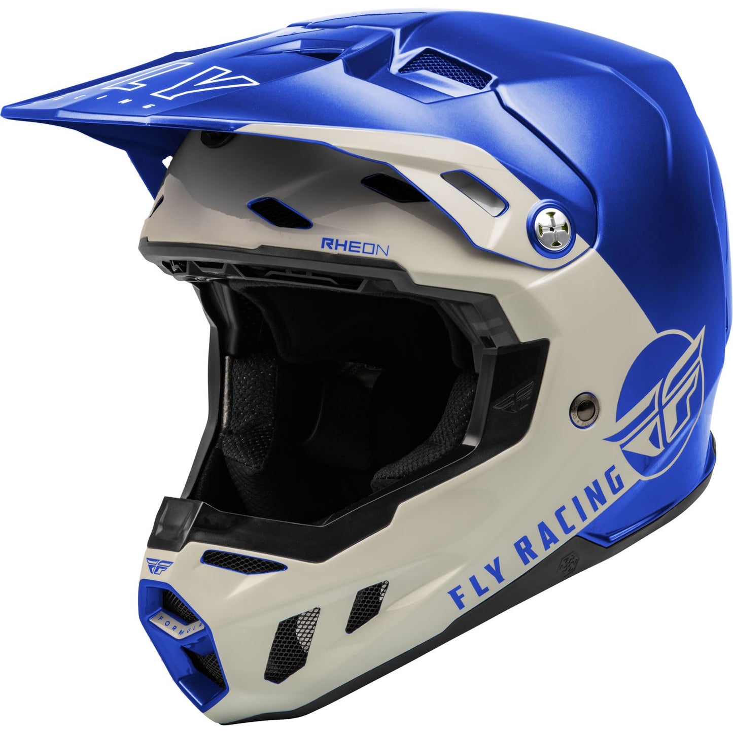 Fly Racing Formula CC Centrum Helmet - Metallic Blue/Light Grey_910610