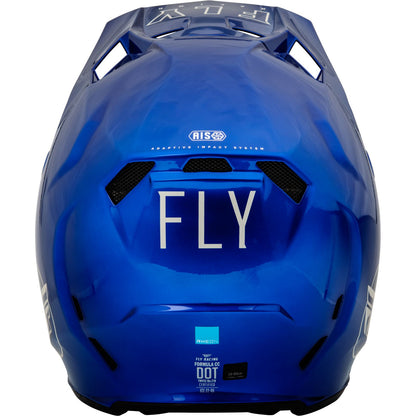 Fly Racing Formula CC Centrum Helmet - Metallic Blue/Light Grey_910611