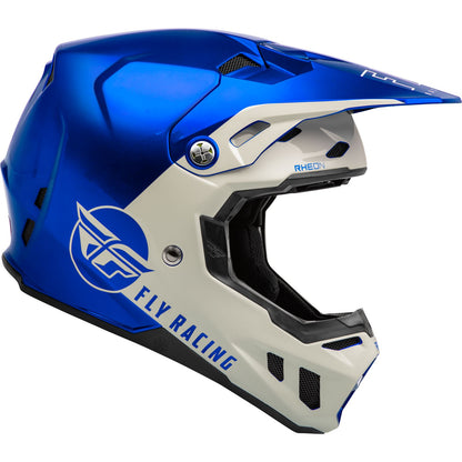 Fly Racing Formula CC Centrum Helmet - Metallic Blue/Light Grey_910613