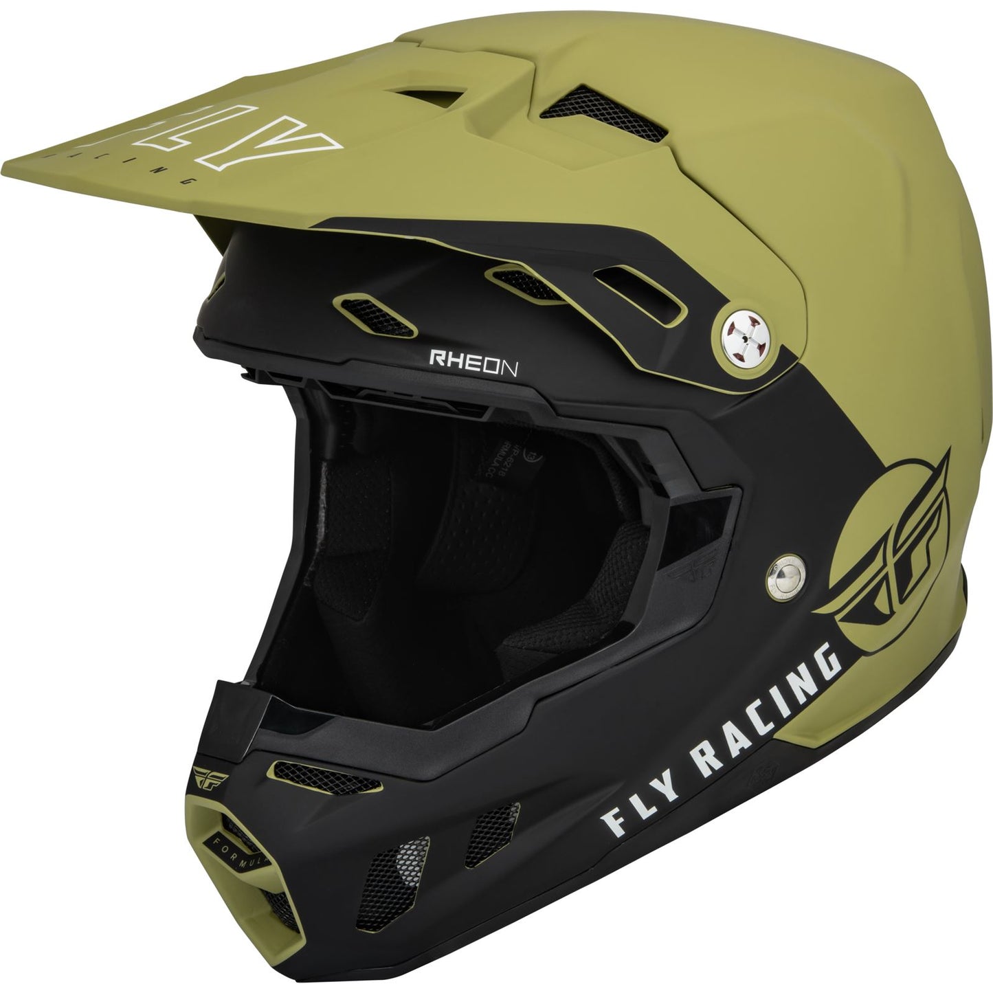 Fly Racing Formula CC Centrum Helmet - Matte Olive Green/Black_910658