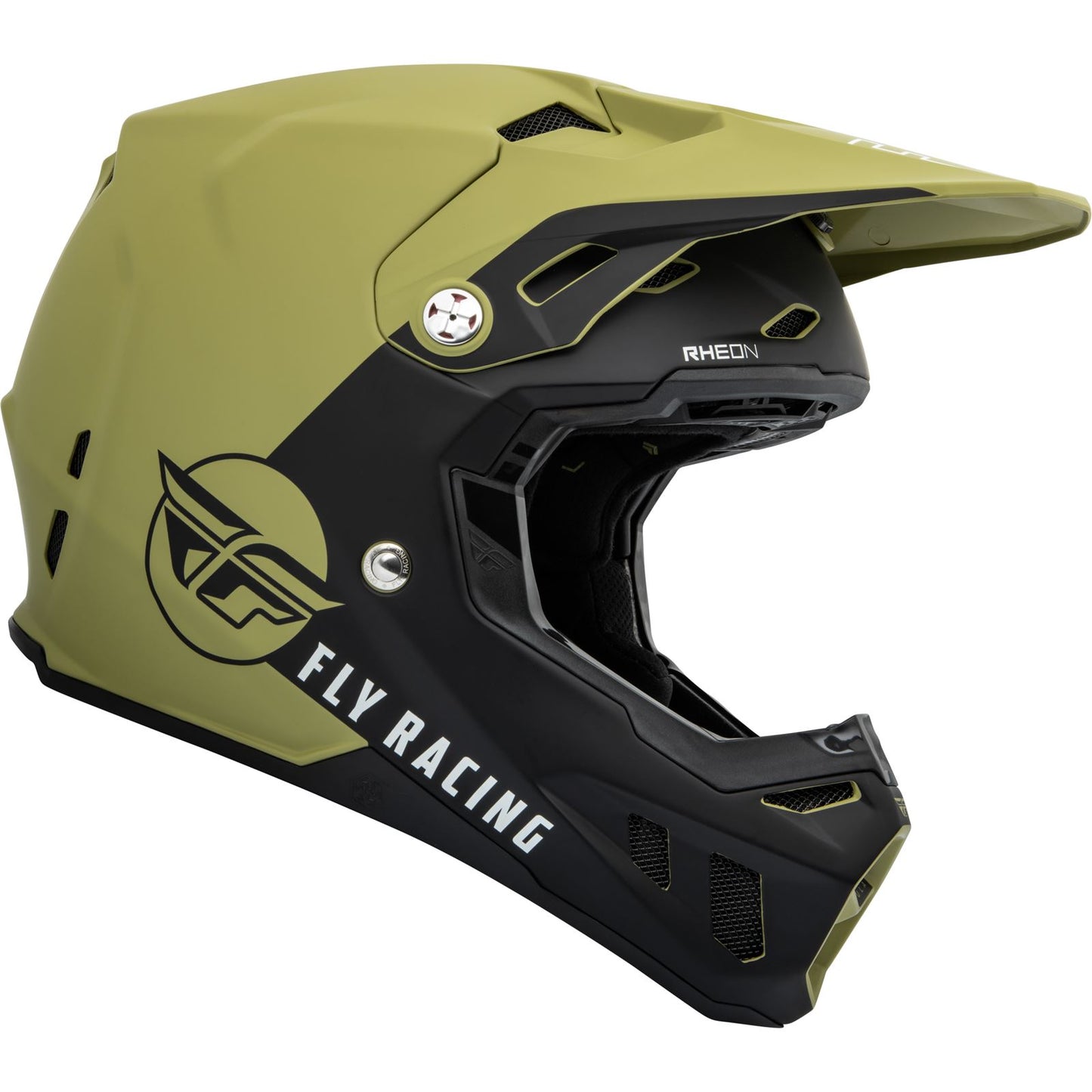 Fly Racing Formula CC Centrum Helmet - Matte Olive Green/Black_910661