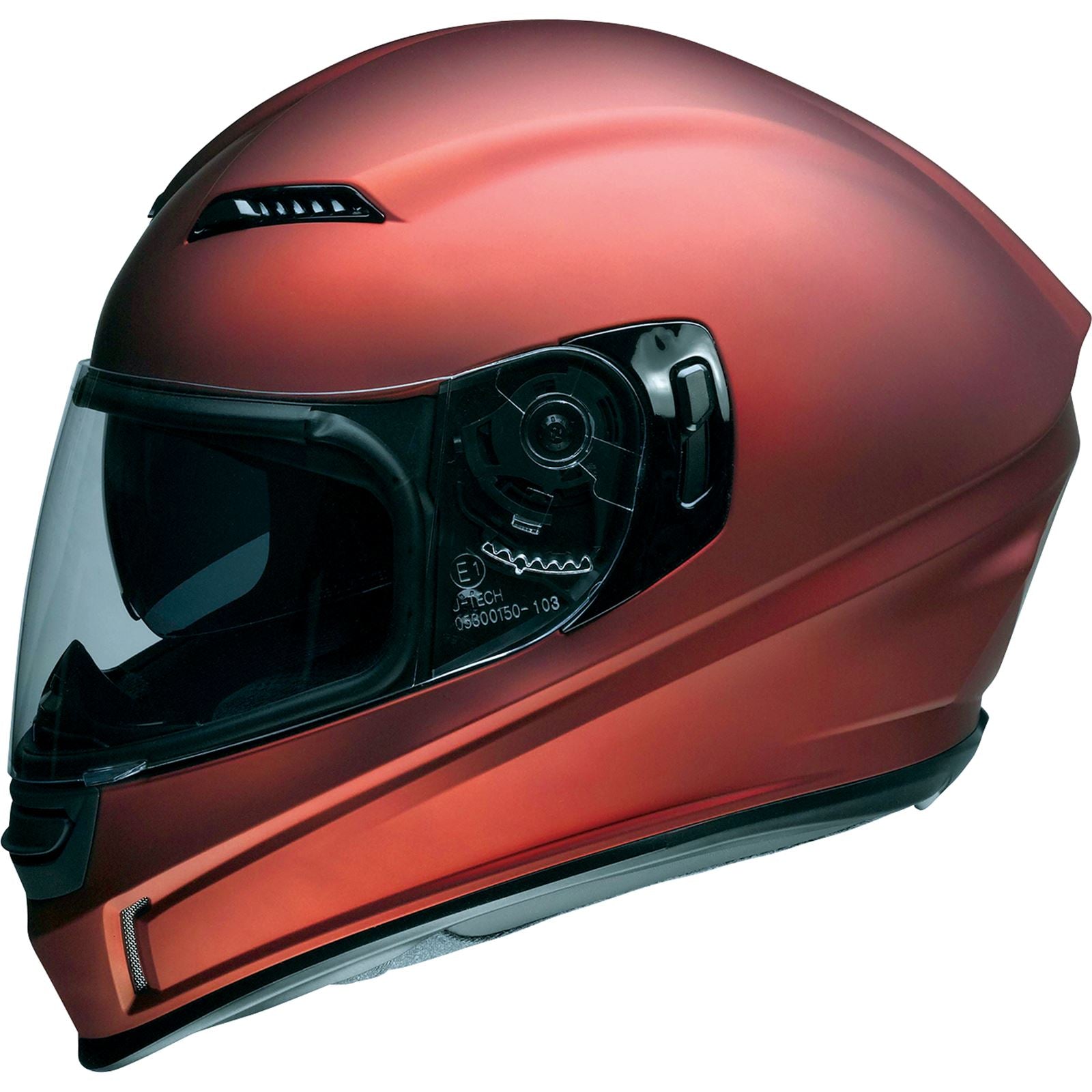 Z1R Jackal Helmet - Satin - Red_911576