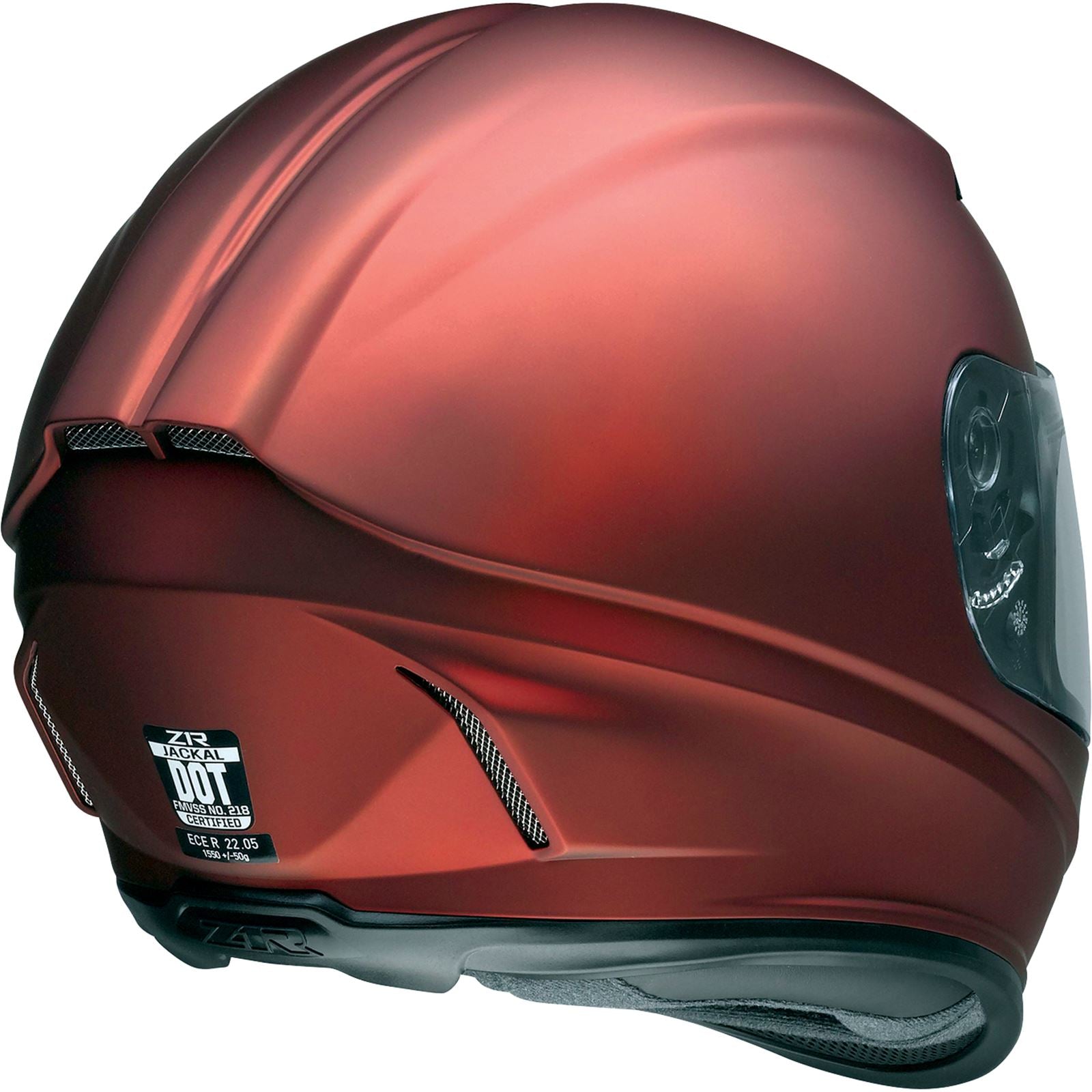 Z1R Jackal Helmet - Satin - Red_911578