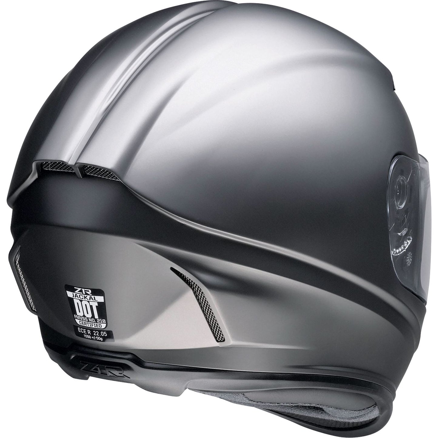 Z1R Jackal Helmet - Satin - Titanium _911590