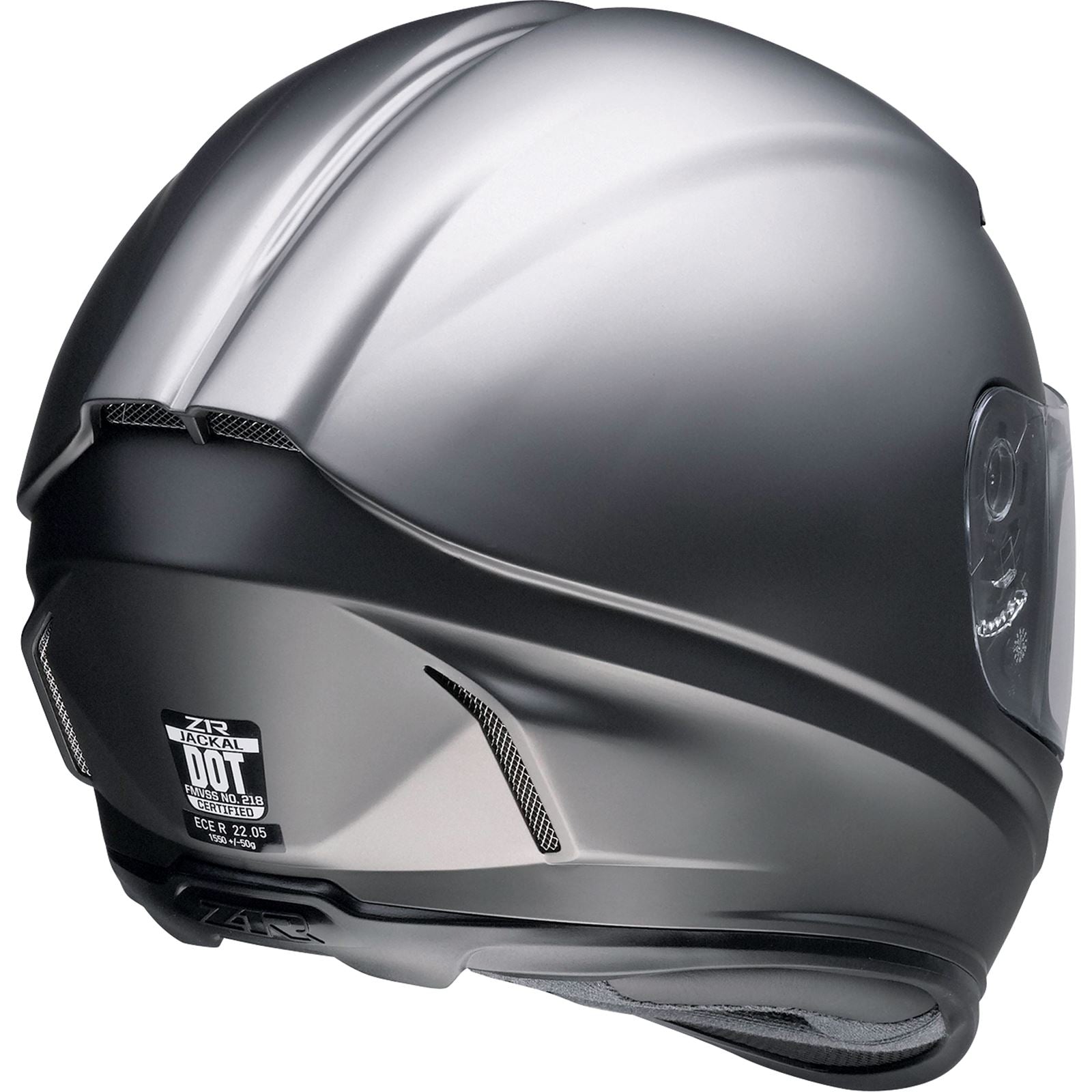 Z1R Jackal Helmet - Satin - Titanium _911590