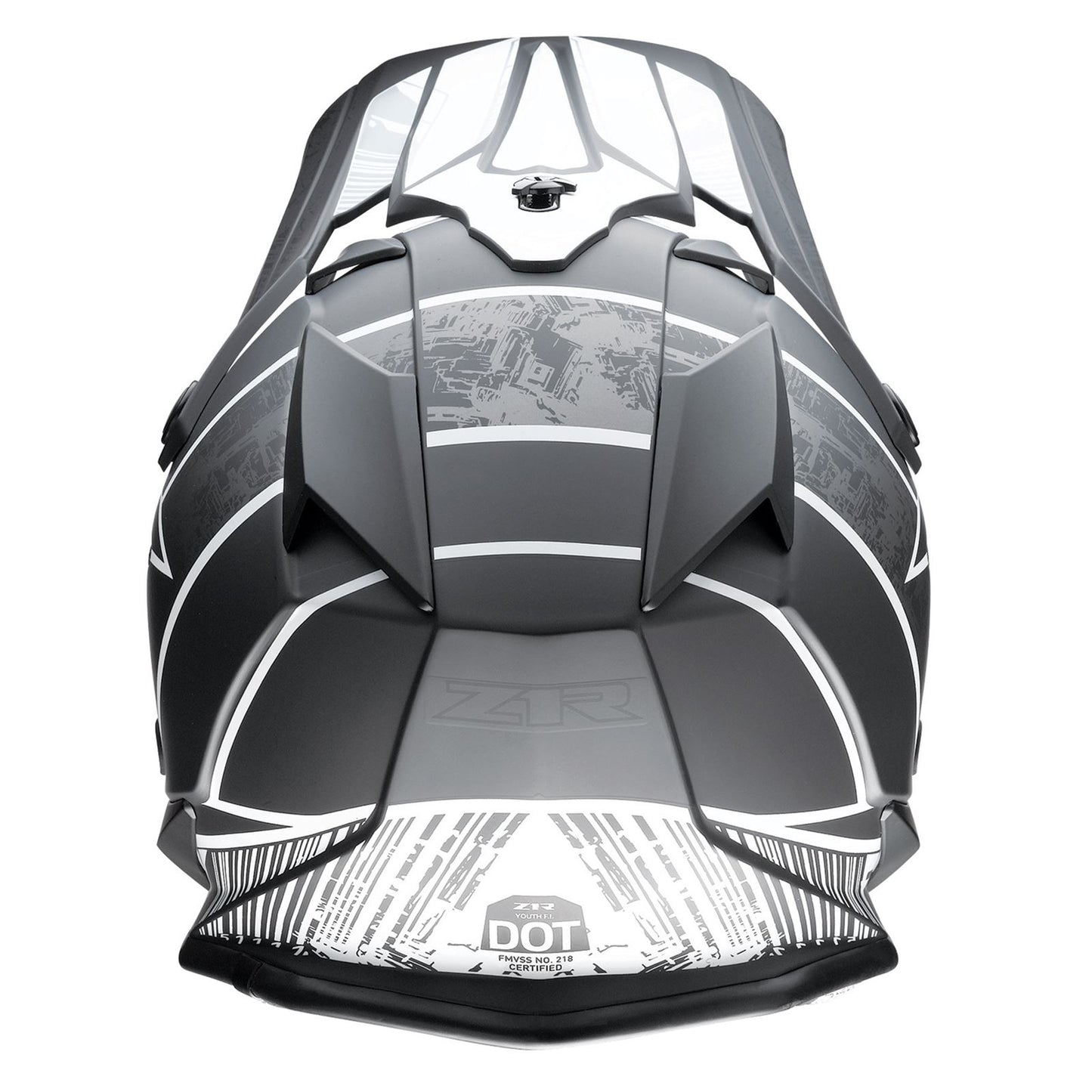 Z1R Youth F.I. Helmet - Fractal - MIPS® - Matte Black - Medium 0111-1509_911955
