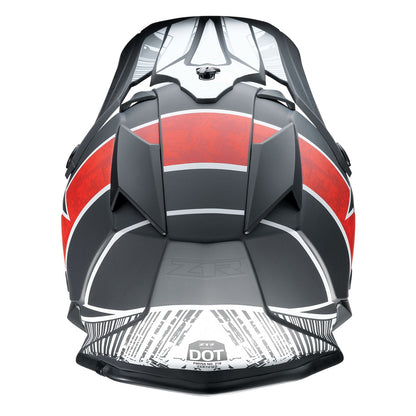 Z1R Youth F.I. Helmet - Fractal - MIPS® - Matte Black/Red - Small 0111-1517_911998