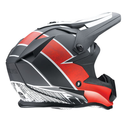 Z1R Youth F.I. Helmet - Fractal - MIPS® - Matte Black/Red - Small 0111-1517_912001