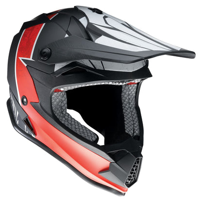Z1R Youth F.I. Helmet - Fractal - MIPS® - Matte Black/Red - Medium 0111-1518_911931
