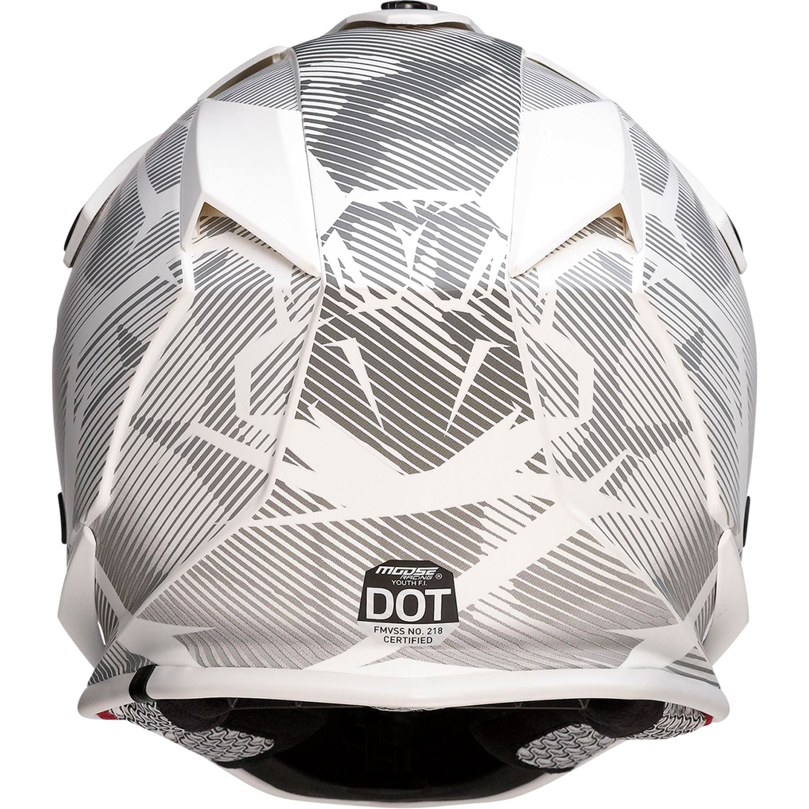 Moose Offroad Youth F.I. Helmet - Agroid Camo - MIPS® - Gray/White_912047