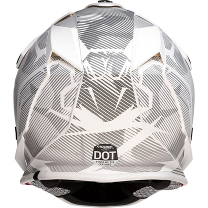 Moose Offroad Youth F.I. Helmet - Agroid Camo - MIPS® - Gray/White_912047