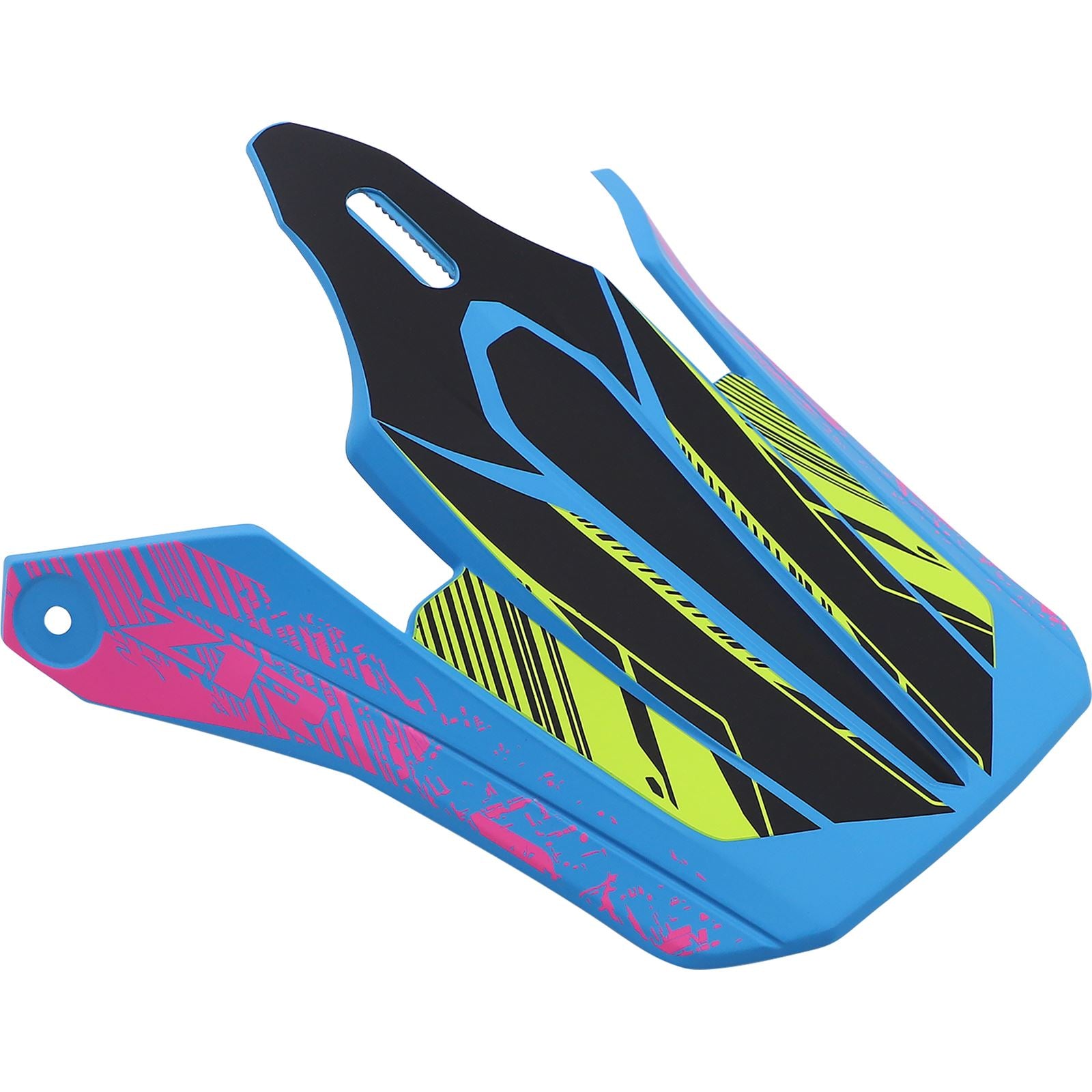 Z1R Youth F.I. Visor Kit - Fractal - Matte Blue/Hi-Viz 0132-1582_1130135
