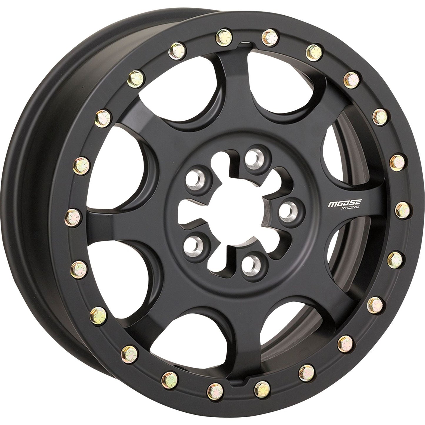 Moose Offroad Wheel - 351X - Front/Rear - Satin Black - 15x7 - 5/4.5 - 5+2 351BM157545SB64_912154